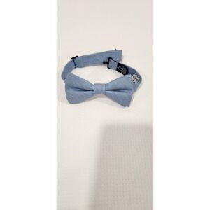 Crown and Ivy Stylish Boy Bow Tie Blue  Adjustable